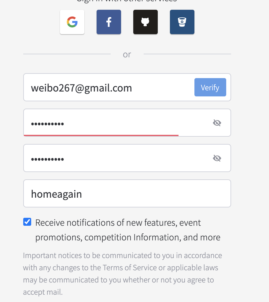 goorm注册验证要求